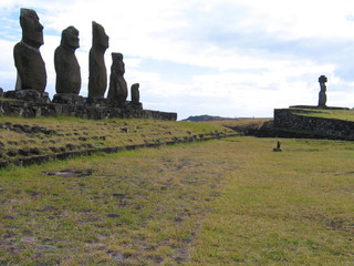 Moais de Isla de Pascua , Chile