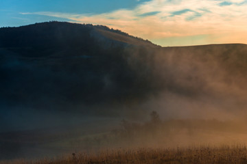 Misty fog