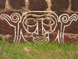 Moais de Isla Pascua, Rapa Nui, Chile. Patrimonio de la Humanidad