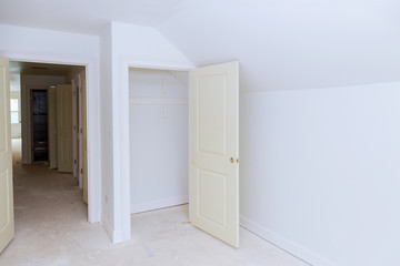 New Construction of Drywall Plasterboard Interior Room