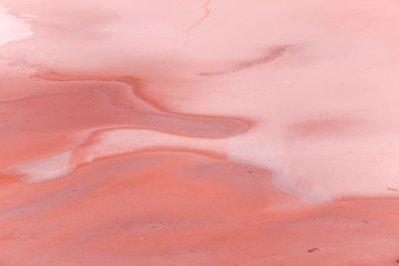 Water pollution with residuals  from copper mine , Geamana, Romania
