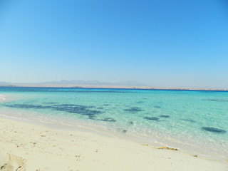 beach, sea, sand, ocean, sky, water, summer, blue, tropical