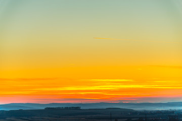 Fototapeta premium Orange sunset