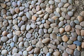 Pebble stone background.
