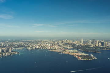 Fototapeta premium Widok z lotu ptaka na Sydney