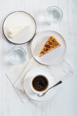 cup of coffee with cake
