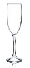 Empty Wine Glass Isolated