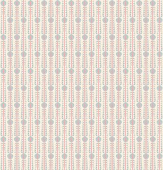 simple doodle seamless pattern with floral motif