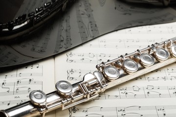 Flute and notes