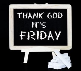 Thank god it's friday