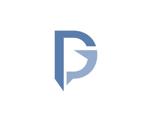 PG GP letter logo icon template 1