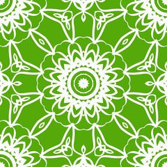 decorative ethnic ornament. Seamless vector illustration. Floral style. for printing on fabric, paper for scrapbooking, wallpaper, cover, page book.