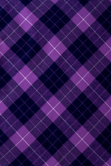 Checkered woolen clothes material texture. Vertical cropped view, pattern of lines.