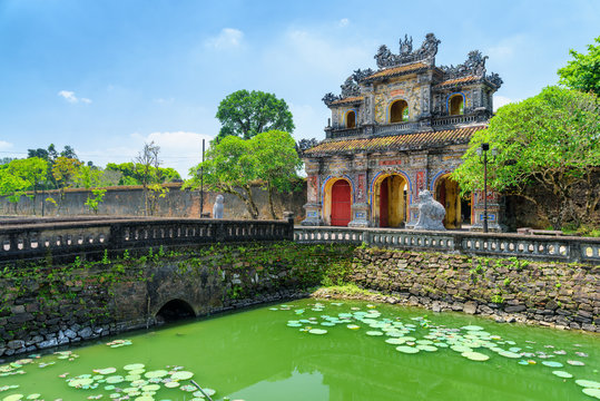 Beautiful view of the East Gate (Hien Nhon Gate), Hue