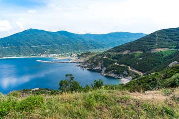 Fototapeta premium Sea Coast of Kapidag Peninsula in Erdek