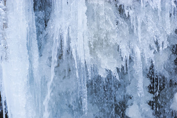 Obraz na płótnie Canvas Icicles on the winter
