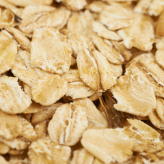 Surface coated with the oatmeal