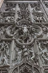 The Duomo Entrance. Milan.