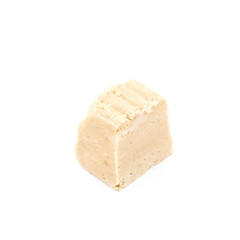 Beige halva confection isolated