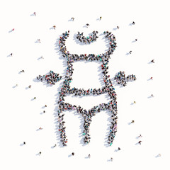 A lot of people form a figure correction, sport