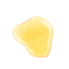 Puddle of honey isolated