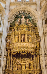 Fototapeta na wymiar Chapel of the Constable in the Burgos Cathedral, Spain. The Burgos Cathedral is a UNESCO World Heritage Site.