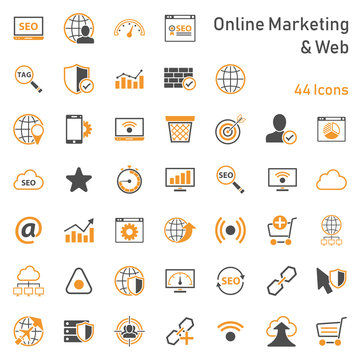 Online Marketing & Web - Iconset