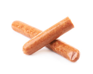 Hot dog sausage composition isolated