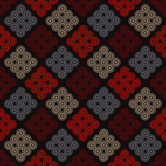 Polka dot seamless pattern. Hand hatching. Brushwork. Geometric background. Scribble texture. Тextile rapport.