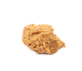 Peanut butter spread isolated
