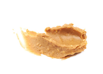 Peanut butter spread isolated