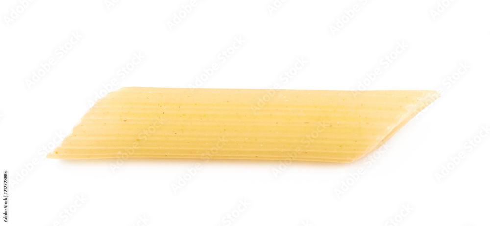 Sticker dry penne pasta isolated