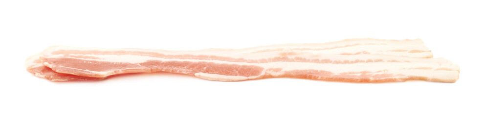 Raw bacon composition isolated
