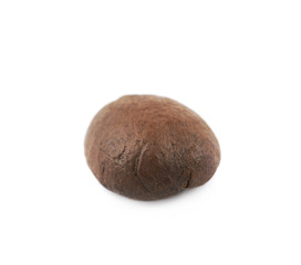 Single coffee bean isolated