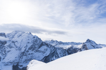 Fototapeta na wymiar Landscape in Dolomites Mountains, Italy