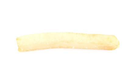 Single french fry isolated