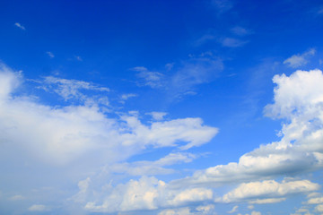 Fototapeta premium blue sky and white clouds