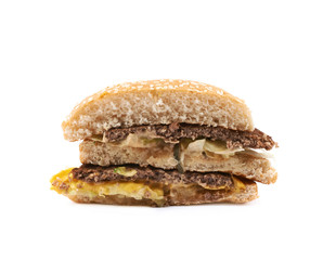 Generic burger composition isolated