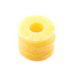 Canned pineapple slice composition