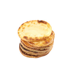 Fried potato slice composition