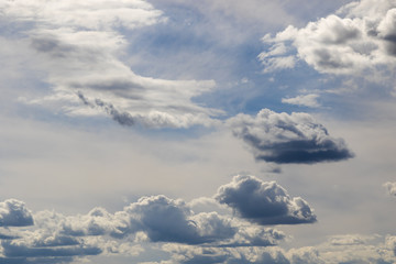 Fototapeta na wymiar Storm clouds, dramatic sky