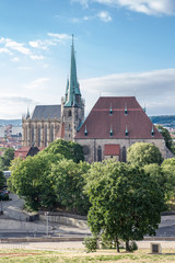 Domplatz in Erfurt, Germany