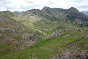 Lagorai mountain range in the eastern Alps in Trentino, Italy