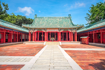 Koxinga Shrine, the landmark of Tainan City in Taiwan.