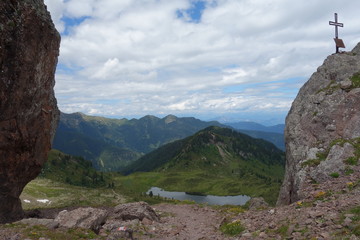 Obraz premium Lagorai mountain range in the eastern Alps in Trentino, Italy