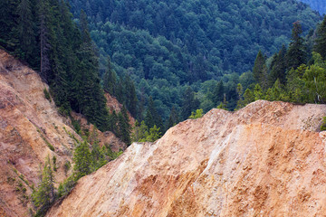 The Rusty Pit in Apuseni, Romania