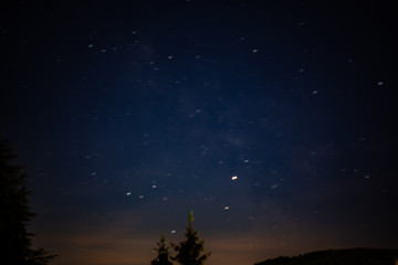 Nachthimmel mit Sternen