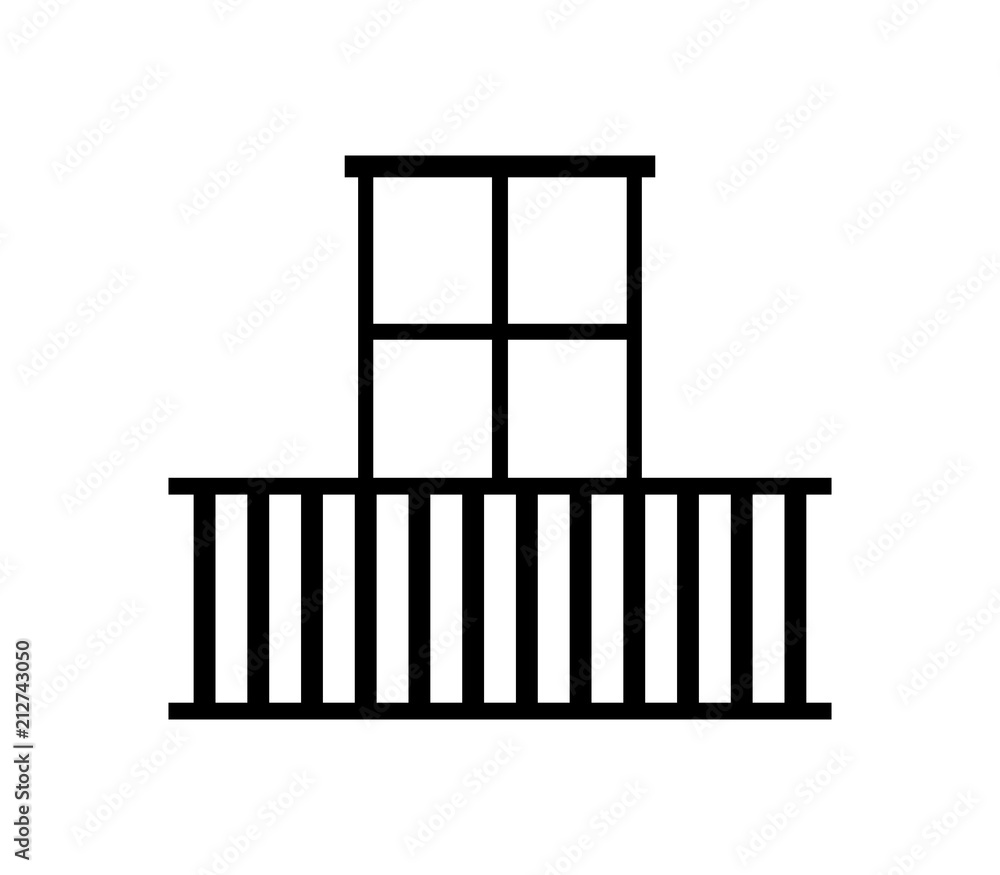 Poster balcony icon