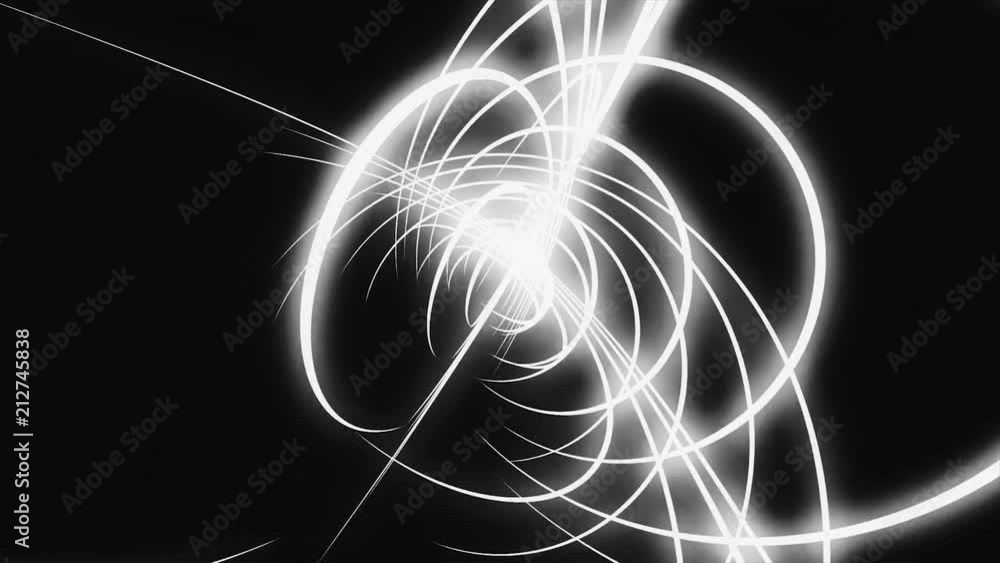 Poster loopable background with nice abstract, futuristic colorful lines. colorful abstract wavy streaks st