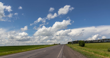 landscape, road